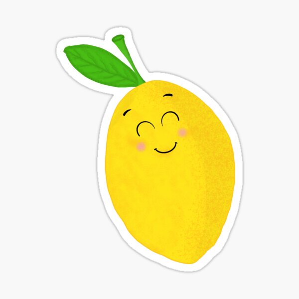 Ich bin eine Zitrone zwinker zwinker Sticker