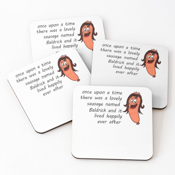 Item preview, Lovely sausage named Baldrick - cartoon arts designed and sold by MoralesMark.
