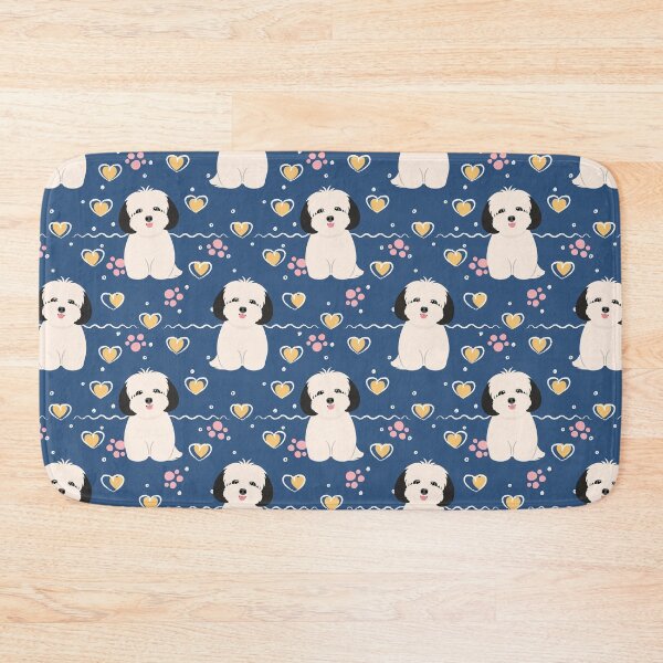 Item preview, Love Black and White Lhasa Apso Shih Tzu Dog designed and sold by Lulupainting.