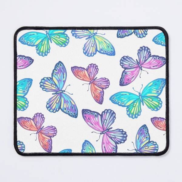 Item preview, Seamless of colorful butterflies on white background designed and sold by VannaShanha.