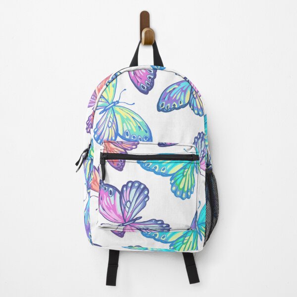 Item preview, Seamless of colorful butterflies on white background designed and sold by VannaShanha.