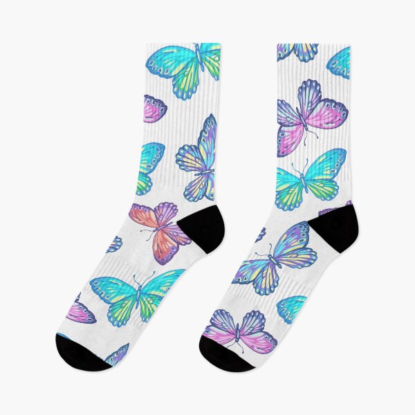 Item preview, Seamless of colorful butterflies on white background designed and sold by VannaShanha.