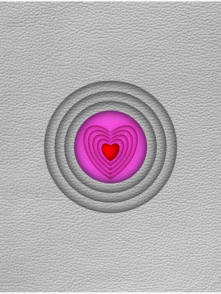 Thumbnail 3 of 3, Sticker, 3D Of Love designed and sold by VkCases.