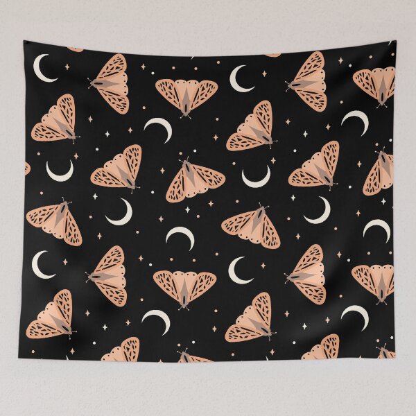 Item preview, Butterfly on black background designed and sold by VannaShanha.