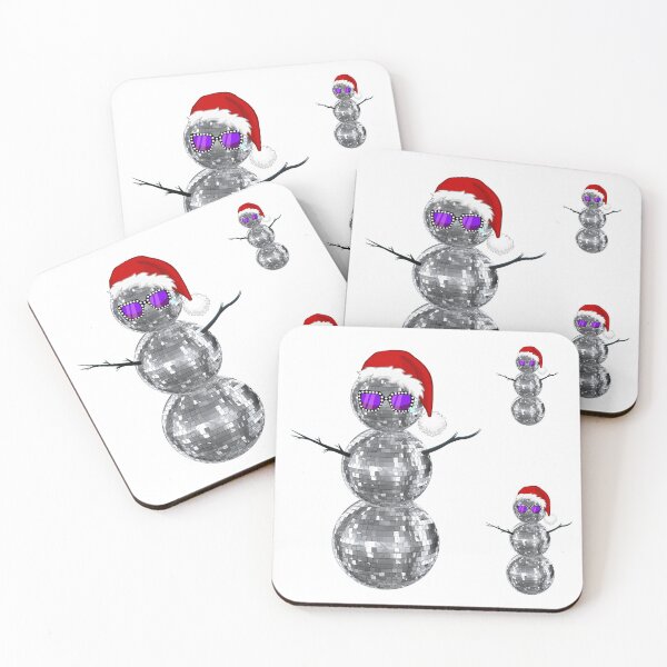 Item preview, Disco Ball Snowman Dope Rad Santa New Year's Eve Ball Drop Holiday Christmas designed and sold by H3designs.