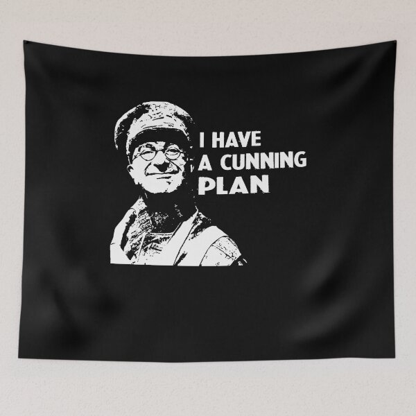 Item preview, White arts - Tony has a cunning plan quote designed and sold by MoralesMark.