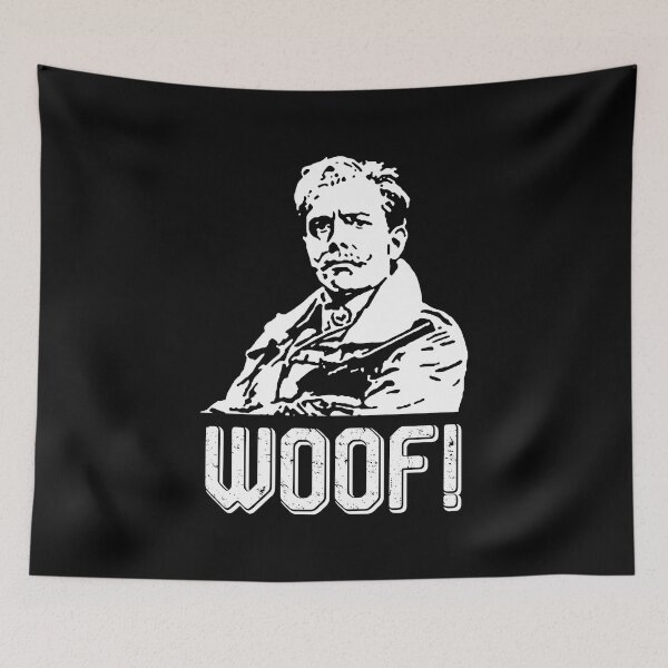 Item preview, Woof! White arts designed and sold by MoralesMark.