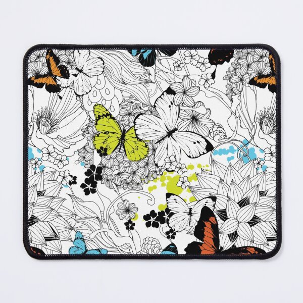 Item preview, Seamless with flowers and butterflies designed and sold by VannaShanha.