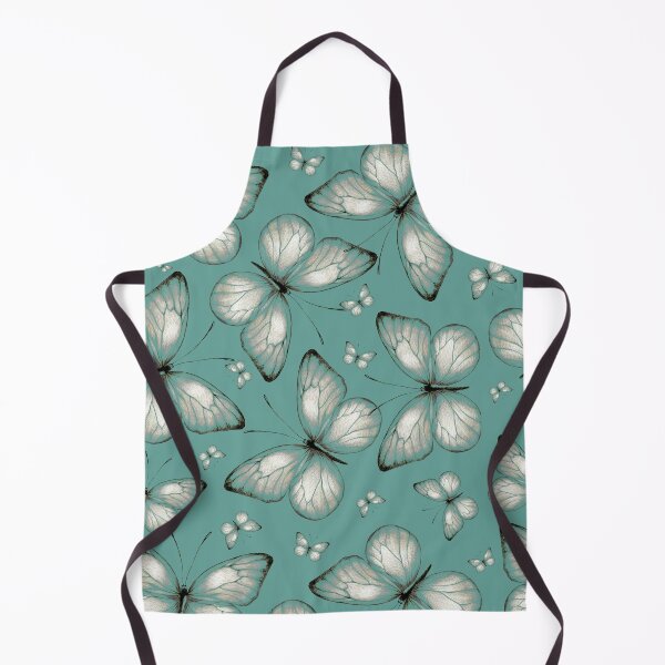 Item preview, Butterflies on light sea green  designed and sold by VannaShanha.