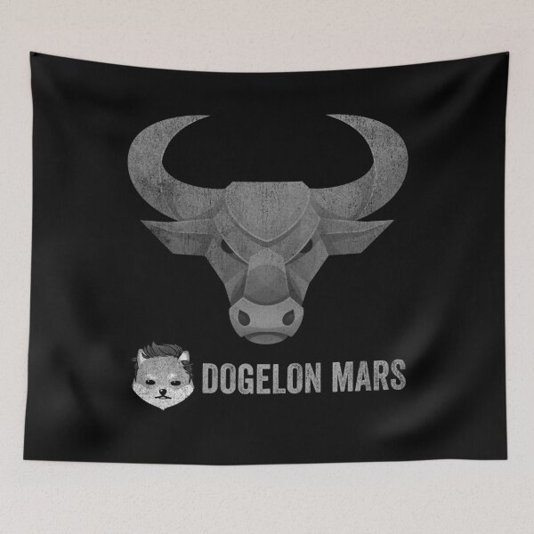 Item preview, Bull Market Dogelon Mars ELON Coin To The Moon Crypto Token Cryptocurrency Blockchain Wallet designed and sold by AriellaGross.