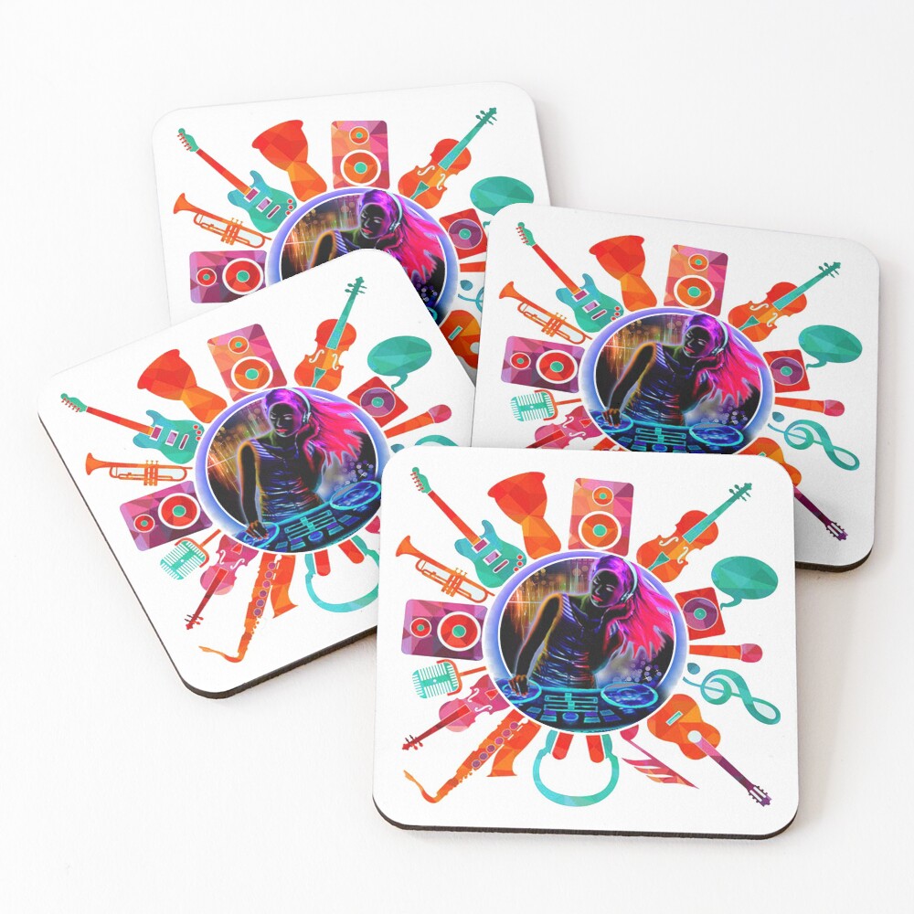 Item preview, Coasters (Set of 4) designed and sold by DarshanaDesign.