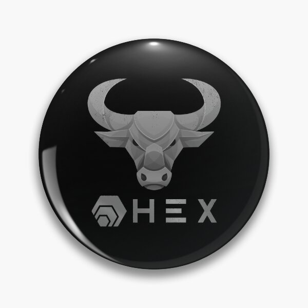 Item preview, Bull Market HEX Coin To The Moon Crypto Token Cryptocurrency Blockchain Wallet designed and sold by AriellaGross.