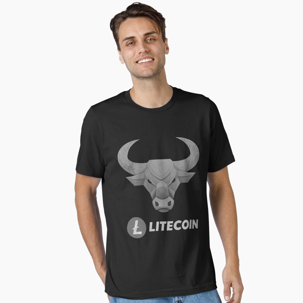 Bull Market Litecoin LTC Coin To The Moon Crypto Token Cryptocurrency  Blockchain Wallet Essential T-Shirt