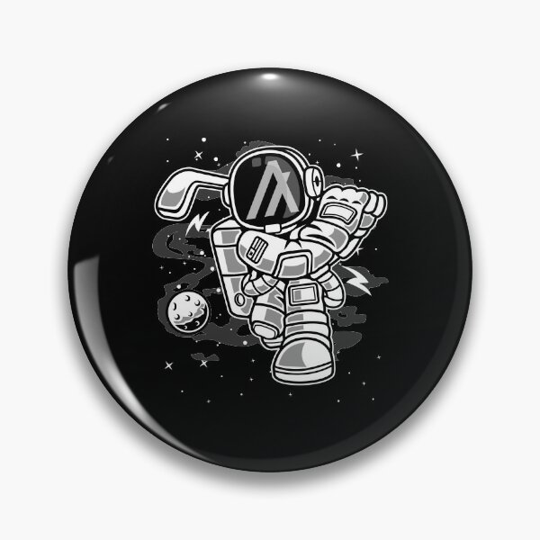 Artikelvorschau, Astronaut Golf Algound ALGO Coin To The Moon Krypto Token Kryptowährung Blockchain Wallet entworfen und verkauft von AriellaGross.