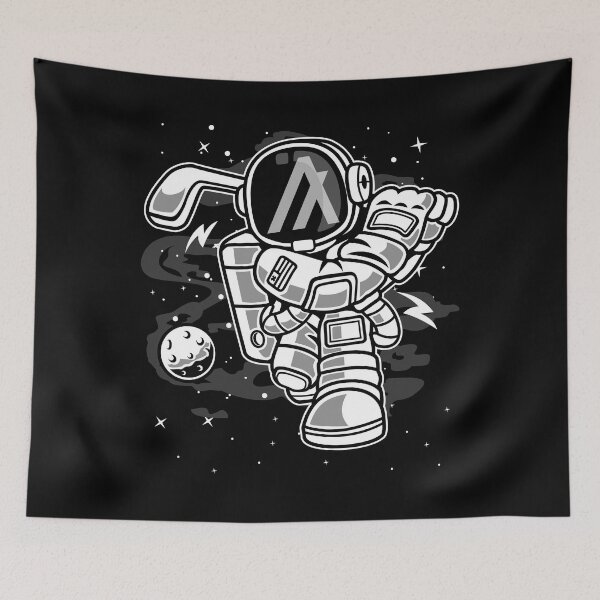 Item preview, Astronaut Golf Algorand ALGO Coin To The Moon Crypto Token Cryptocurrency Blockchain Wallet designed and sold by AriellaGross.