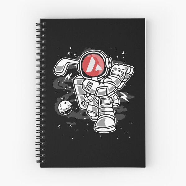 Item preview, Astronaut Golf Avalanche AVAX Coin To The Moon Crypto Token Cryptocurrency Blockchain Wallet designed and sold by AriellaGross.