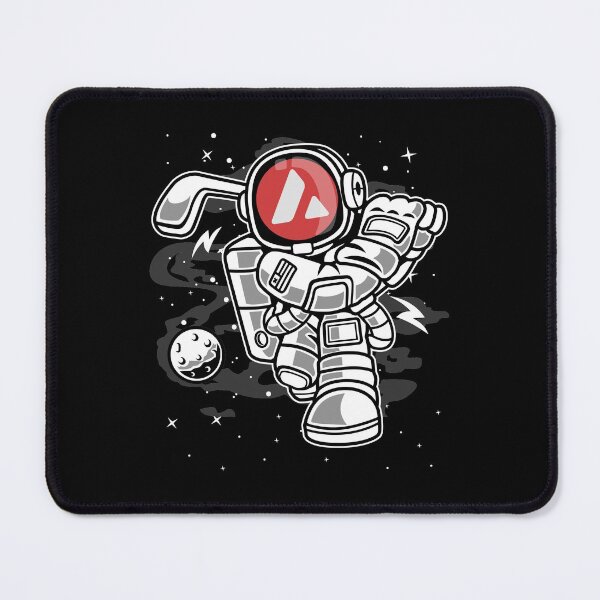 Item preview, Astronaut Golf Avalanche AVAX Coin To The Moon Crypto Token Cryptocurrency Blockchain Wallet designed and sold by AriellaGross.
