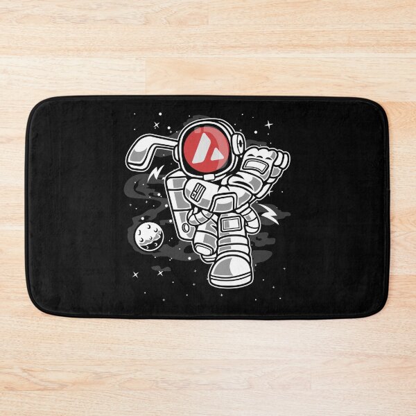 Item preview, Astronaut Golf Avalanche AVAX Coin To The Moon Crypto Token Cryptocurrency Blockchain Wallet designed and sold by AriellaGross.