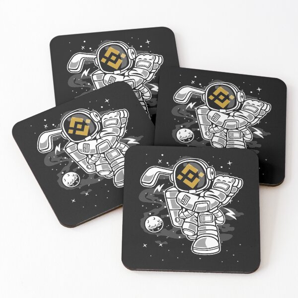 Item preview, Astronaut Golf Binance BNB Coin To The Moon Crypto Token Cryptocurrency Blockchain Wallet designed and sold by AriellaGross.