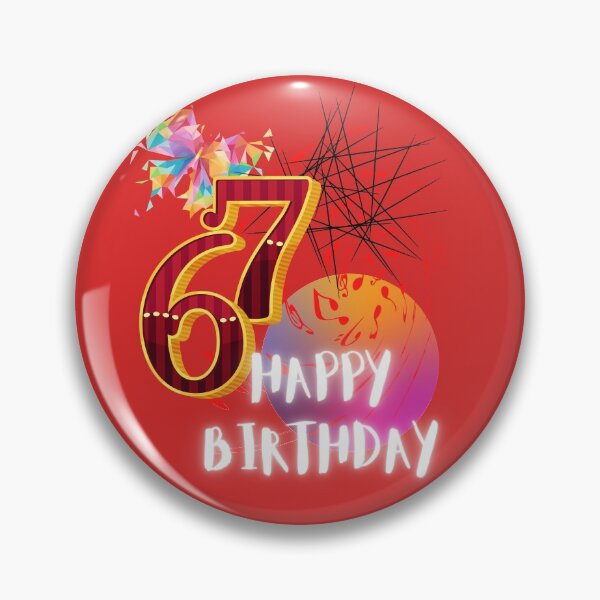 Item preview, HAPPY BIRTHDAY, 67TH BIRTHDAY, ABSTRACT ARTWORK, HAPPY 67, designed and sold by R B Chrystal.