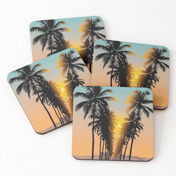 Item preview, Coconut Palm Trees Sunset Scenery - Goa Beachside designed and sold by RMelissart.