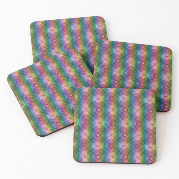 Item preview, Chiselled Rainbow Stripes Kaleidoscope designed and sold by James-Cole.