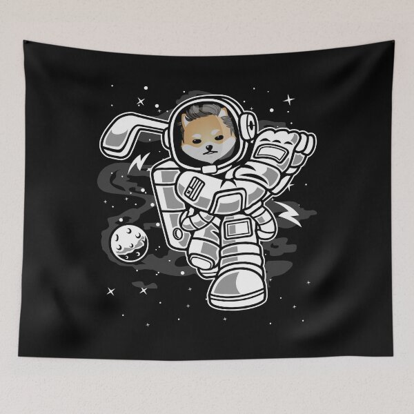 Item preview, Astronaut Golf Dogelon Mars ELON Coin To The Moon Crypto Token Cryptocurrency Blockchain Wallet designed and sold by AriellaGross.