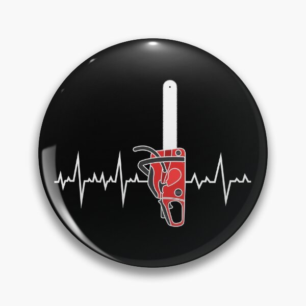 Item preview, Arborist Tree Surgeon Chainsaw Trimmer Heartbeat Pulse designed and sold by CuteDesigns1.