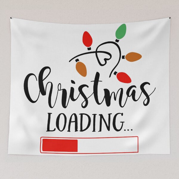 Item preview, "CHRISTMAS LOADING" -T-shirts ,hoodie ,caps ,masks,stickers ,posters  etc.. designed and sold by Designerstown.