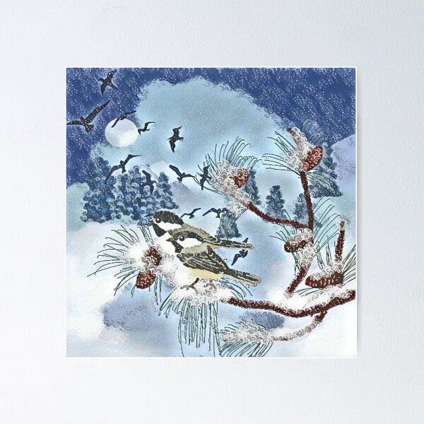 Item preview, Winter Blues Turned White  (art & writing) designed and sold by Charldia.