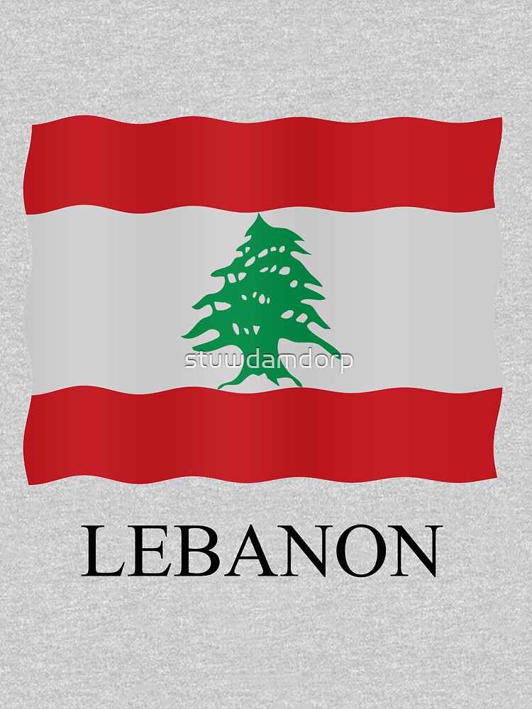 Lebanon flag by stuwdamdorp