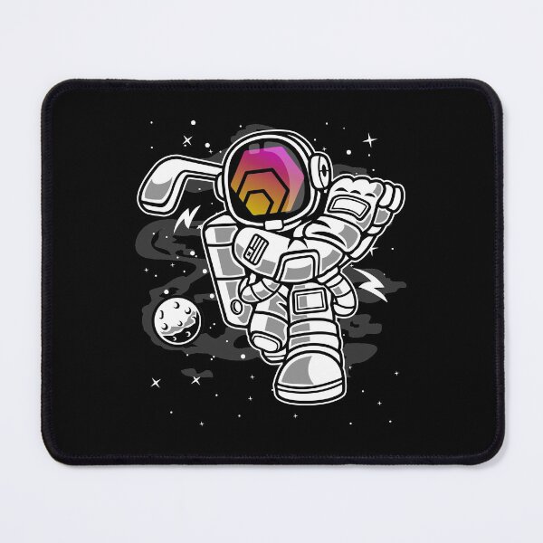 Item preview, Astronaut Golf HEX Coin To The Moon Crypto Token Cryptocurrency Blockchain Wallet designed and sold by AriellaGross.