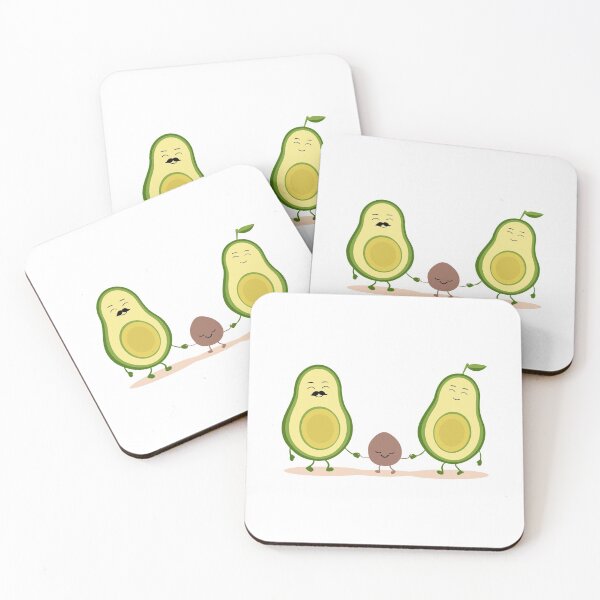 Item preview, Healthy characters avocado, cute food characters, avocado family  designed and sold by Prime_Store.
