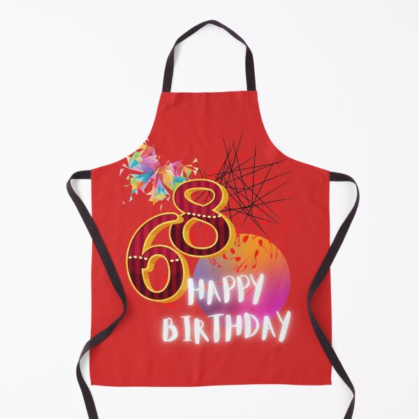 Item preview, HAPPY BIRTHDAY, 68TH BIRTHDAY, ABSTRACT ARTWORK, HAPPY 68, designed and sold by R B Chrystal.
