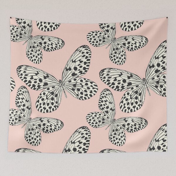 Item preview, Seamless butterflies motif wallpaper designed and sold by LucianaShop.