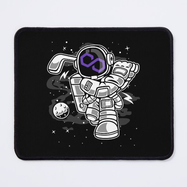 Item preview, Astronaut Golf Polygon Matic Coin To The Moon Crypto Token Cryptocurrency Blockchain Wallet designed and sold by AriellaGross.