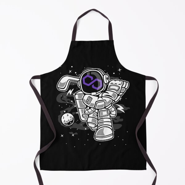 Item preview, Astronaut Golf Polygon Matic Coin To The Moon Crypto Token Cryptocurrency Blockchain Wallet designed and sold by AriellaGross.