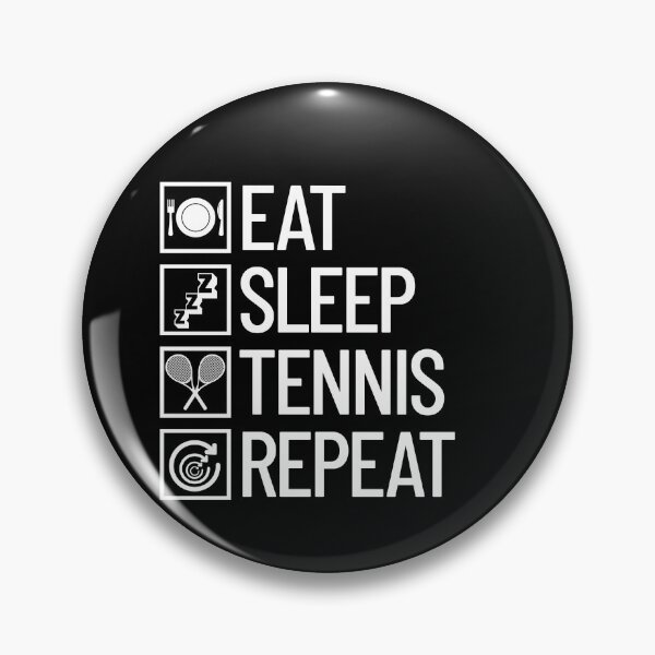 Item preview, Eat Sleep Tennis Repeat Tennis Player Gift Tennis Gear designed and sold by DynamicDesign.