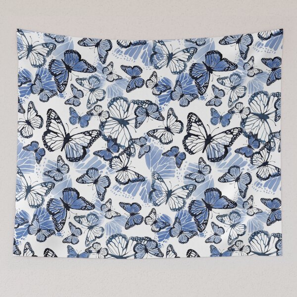 Item preview, Beautiful gentle art blue butterfly designed and sold by LucianaShop.