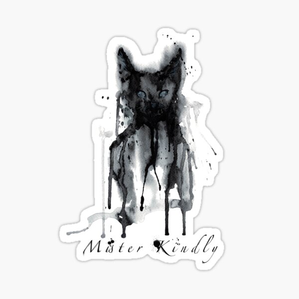 Item preview, Mister Kindly Shadow Cat (with name) designed and sold by Jenni Toikkanen.