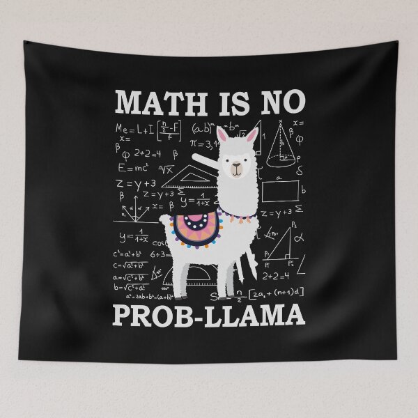 Item preview, Math is No Prob-Llama Back to School designed and sold by AuroraApparel.