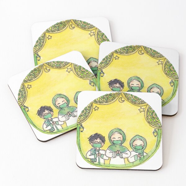 Item preview, Happy Eid al-Ftr designed and sold by Bellani Illustration x Lady Caramel.