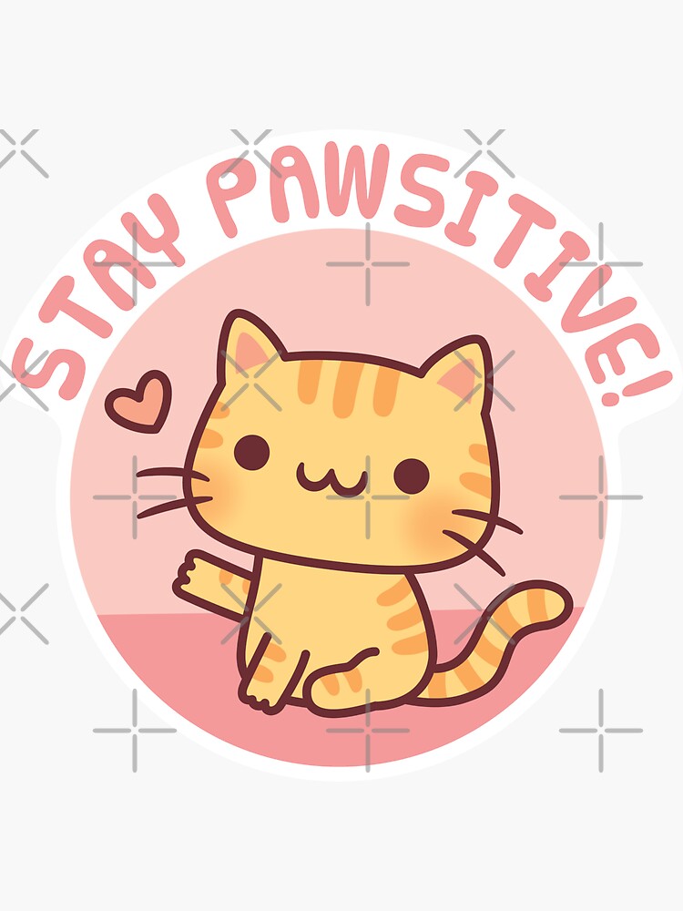 Stay Weird Funny Cat Sticker