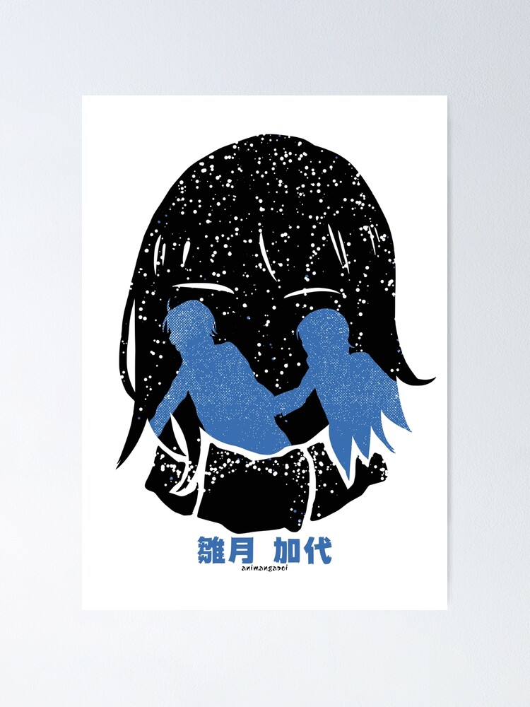 Erased Anime Characters Kayo and Satoru in Aesthetic Minimalist Design -  Erased - Pin