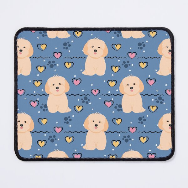 Item preview, Love Cream Apricot Lhasa Apso Shih Tzu Dog designed and sold by Lulupainting.