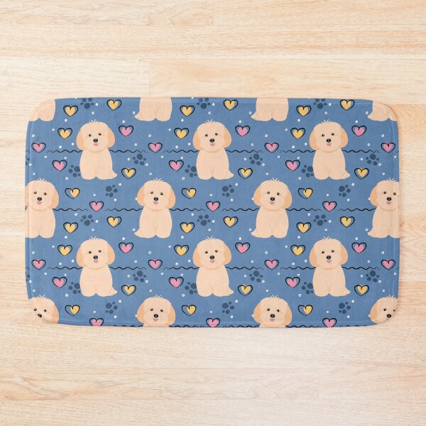 Item preview, Love Cream Apricot Lhasa Apso Shih Tzu Dog designed and sold by Lulupainting.