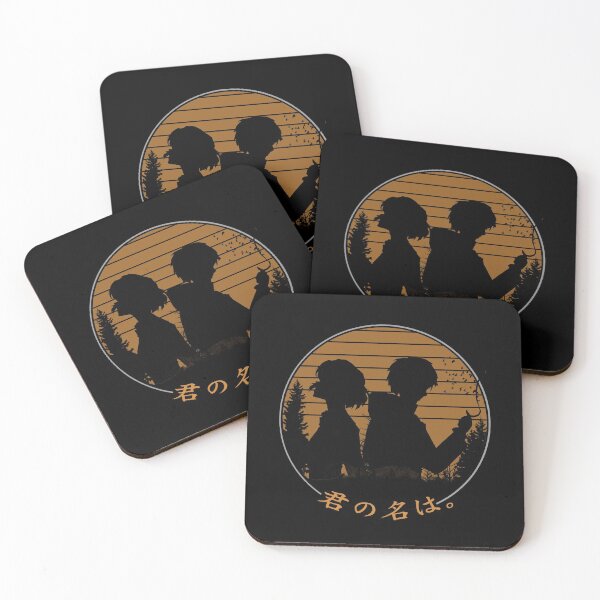 Item preview, kimi no na wa romantic silhoutte retro anime  designed and sold by abangkejepit.