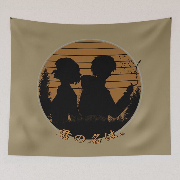 Item preview, kimi no na wa romantic silhoutte retro anime  designed and sold by abangkejepit.