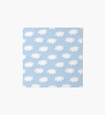 Cute clouds seamless pattern Art Board