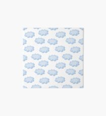 Cute clouds seamless pattern Art Board